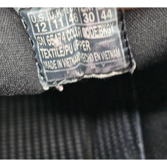 Skechers Shoes Men's 12 Black Gray Delson Camden Athletic Slip On Sneakers - Picture 7 of 7